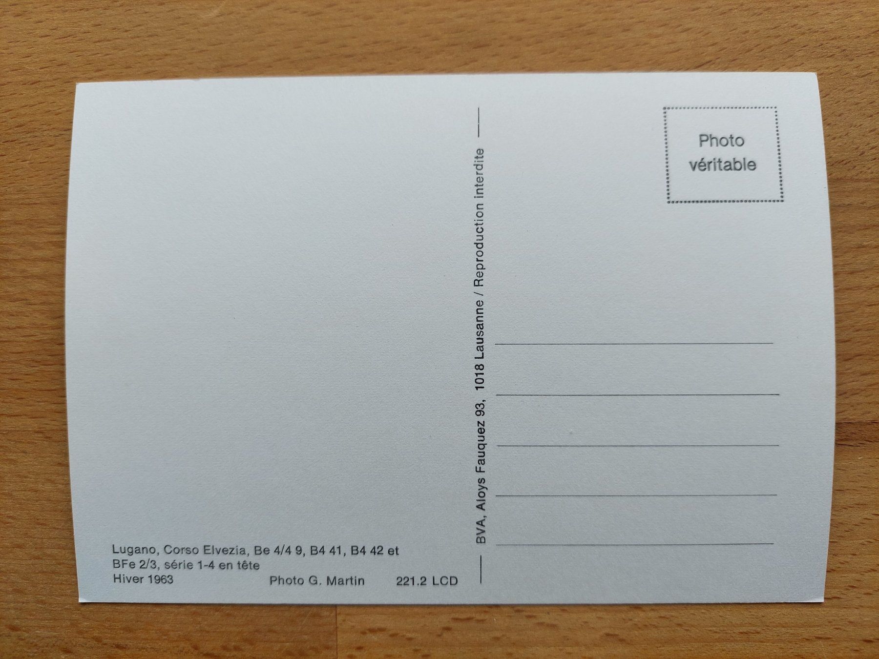 Cartoline postali: AK Lugano Corso Elvezia mit Bahn – Usato da Obfelden venduto da Foto_Bild_Kunst_Buch 1