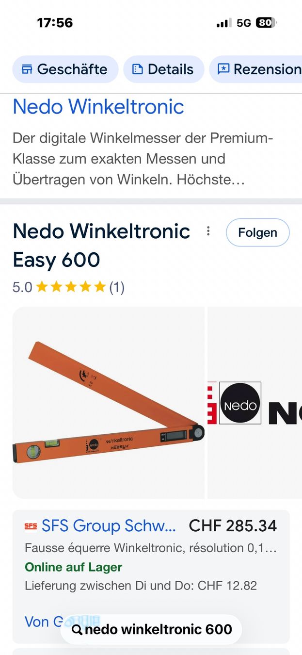 Nedo Messen: Nedo Winkeltronic und Messfix Längenmesser im Set – Gebraucht aus Wangs von Matchless47 9