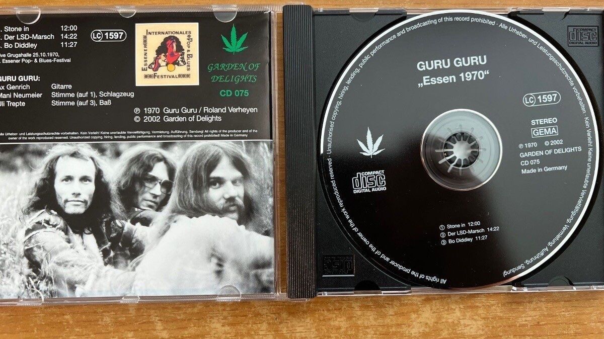 CD: Guru Guru - Essen 1970 // CD - 1. German-Press. 2002 - TOP – Usato da Gais venduto da soundcave57 2