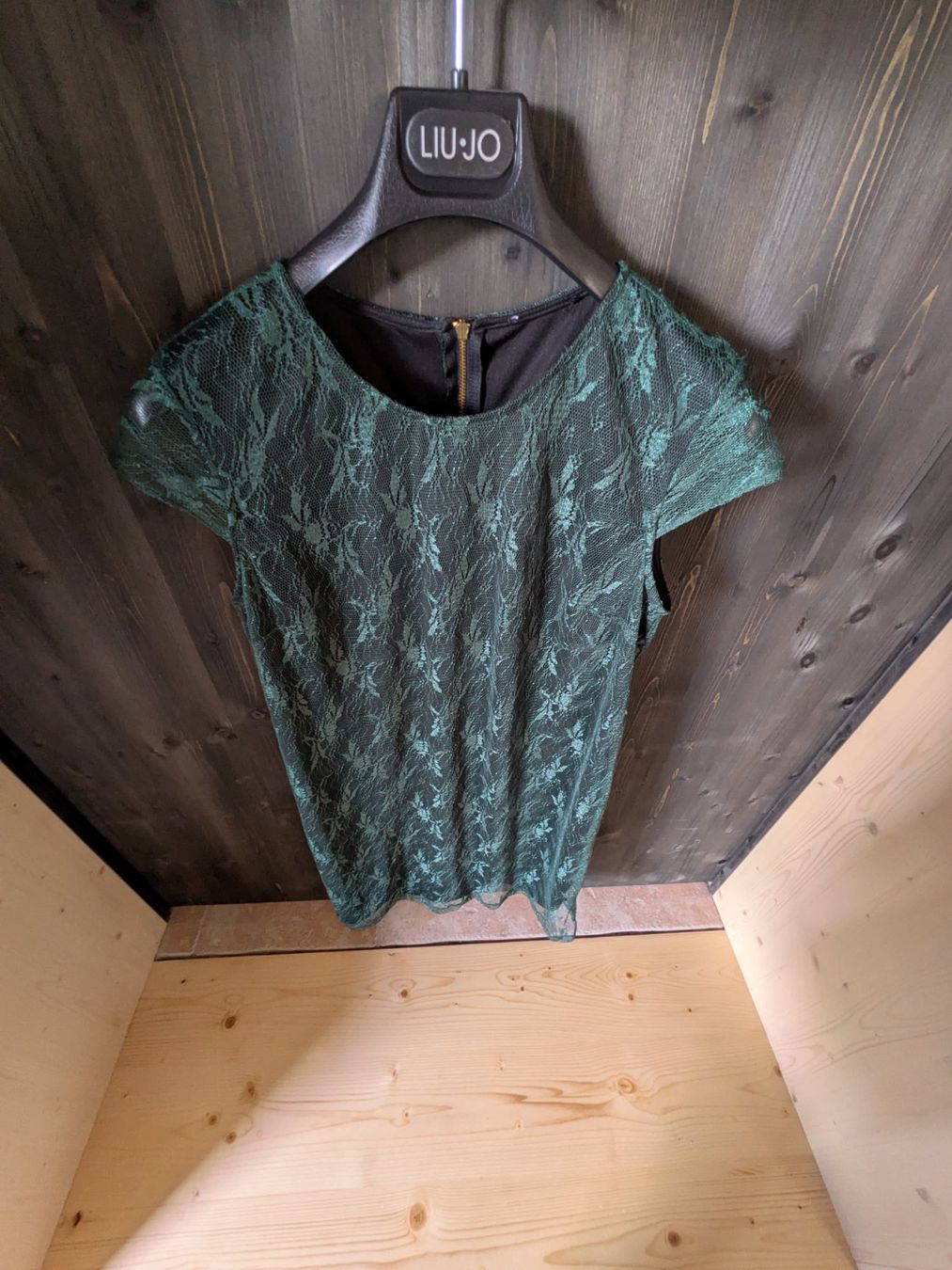 Liu Jo Top: Haut en dentelle vert Liu Jo taille 38 – Usato da Pringy venduto da Antic_Alpina 2