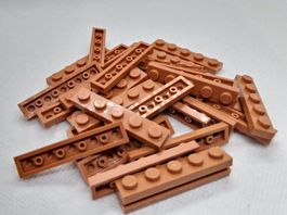 Lego 30 Stk. Plate 1x5 medium nougat (new)
