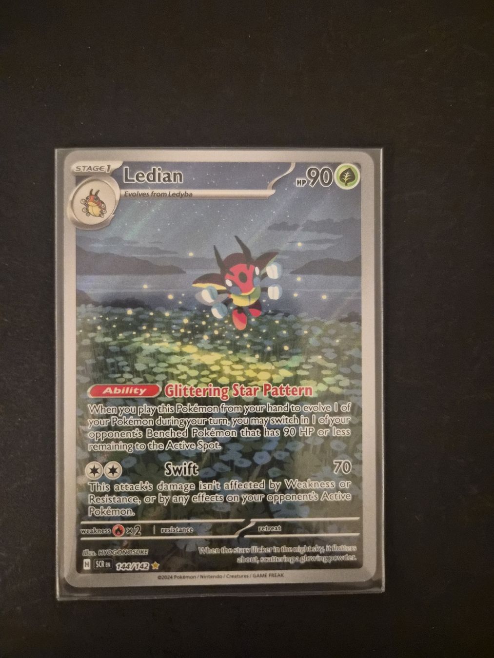 Pokémon Carte collezionabili: Ledian SCR 144/142 EN – Nuovo (secondo la descrizione) da Gränichen venduto da defargo