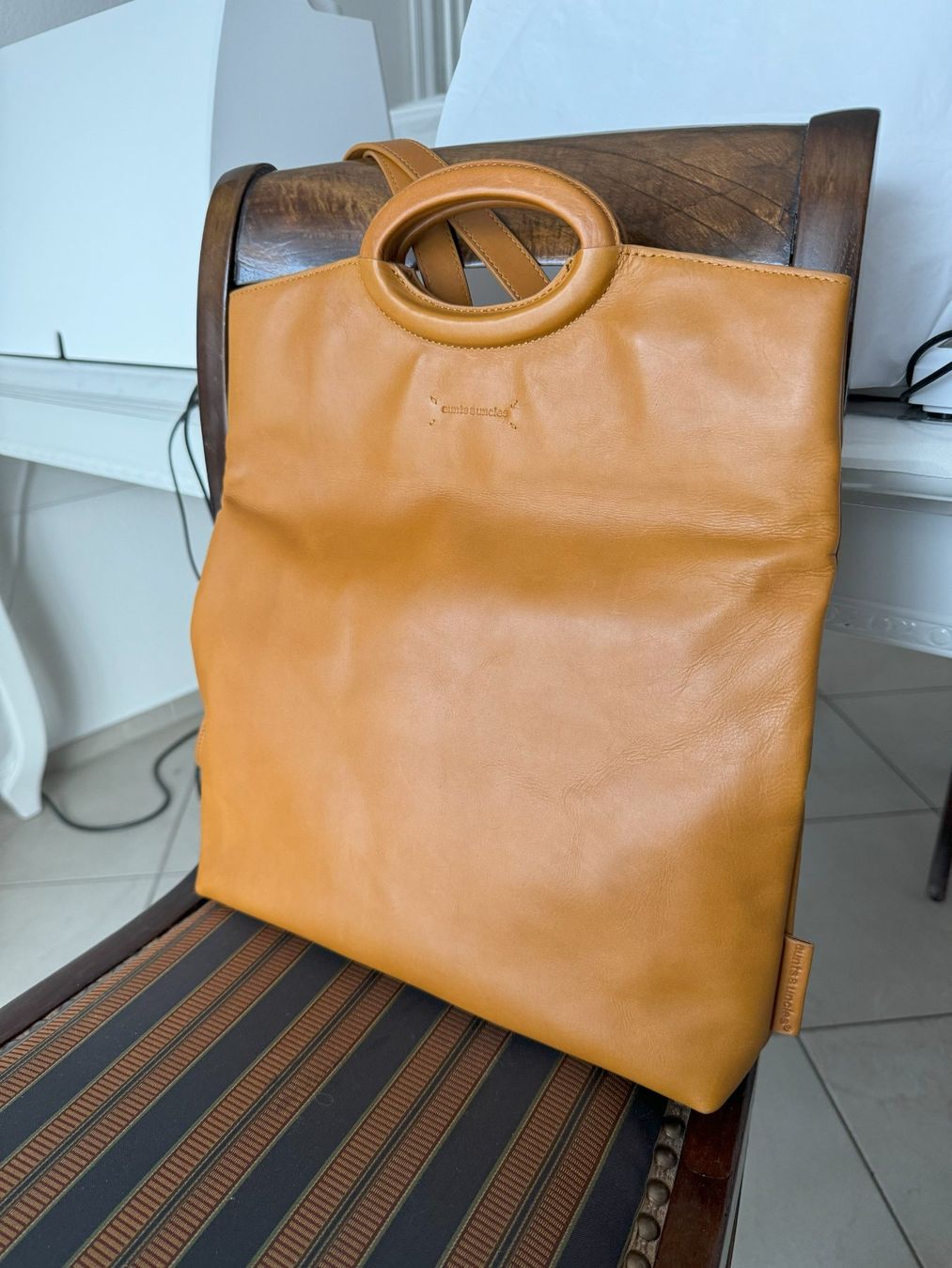Aunts & Uncles Borse: Aunts & Uncles in Cognac-braun Falttasche – Usato da Muttenz venduto da einfach-schoen 3