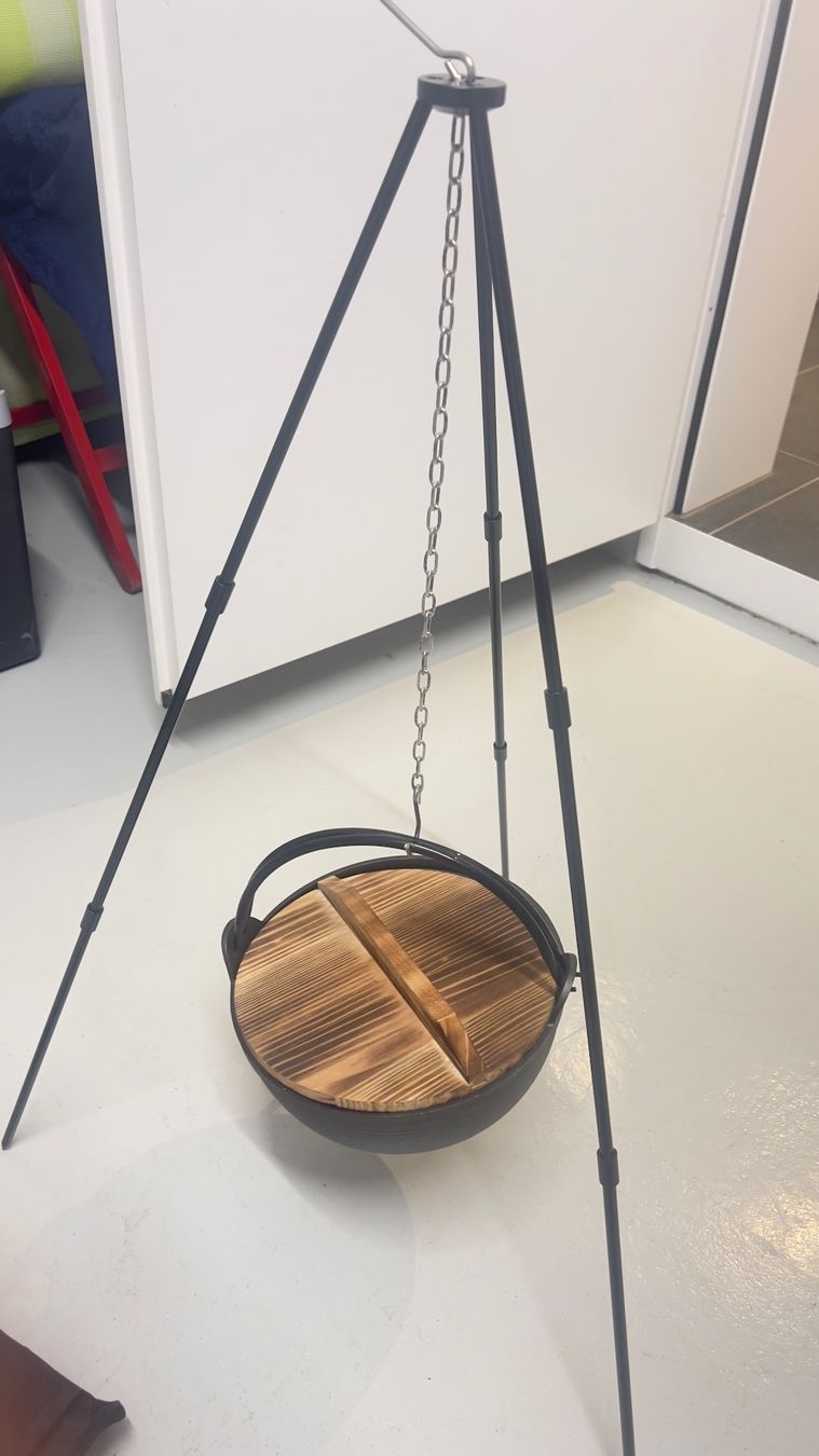 Pfannen: Outdoor Fondue Set – Neu (gemäss Beschreibung) aus Matzingen von D.MM 3