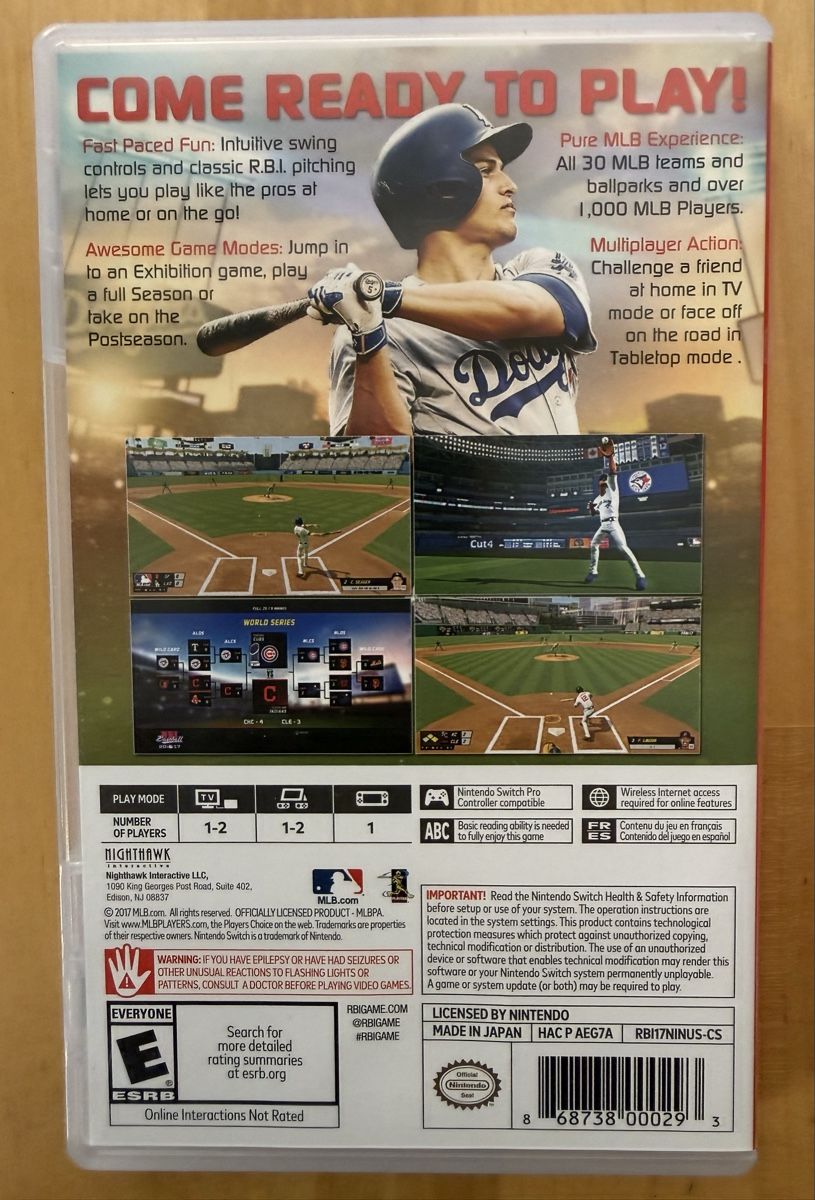 Nintendo Jeux: RBI Baseball 2017 – D'occasion à Renens VD par xenophon5 1