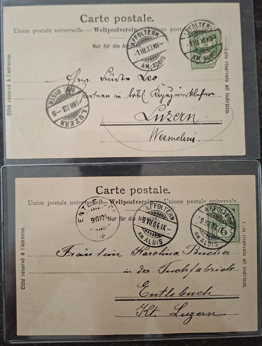 Cartoline postali: Gruss aus Affoltern am Albis – Usato da Affoltern am Albis venduto da Broki-Albis 1