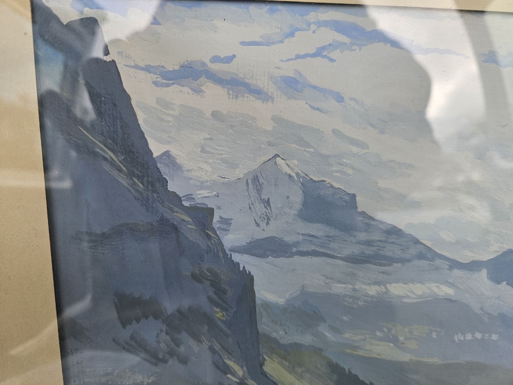 Gemälde: gemälde kandergrund 1947 garraux – Gebraucht aus Schwellbrunn von Jaguarpanter 2