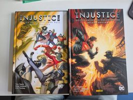 Injustice Deluxe Edition, Jahr Null + JahrEins, HC, Z0!