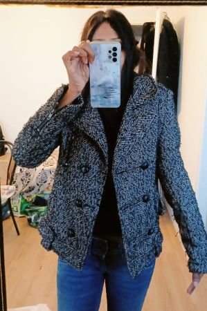 Taille S. Veste d'hiver KAPORAL. Style: W6 STARV. Grey/Black
