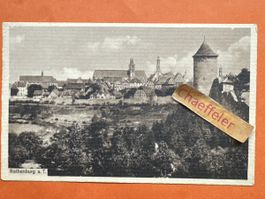Alte Ansichtskarte Rothenburg o.d.T., gelaufen 1911. Rar!