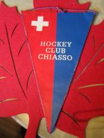 HOCKEY CLUB CHIASSO EISHOCKEY WIMPEL GROSS ANTIK SCHÖN