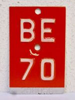 BE 70 VELONUMMER - FAHRRADSCHILD