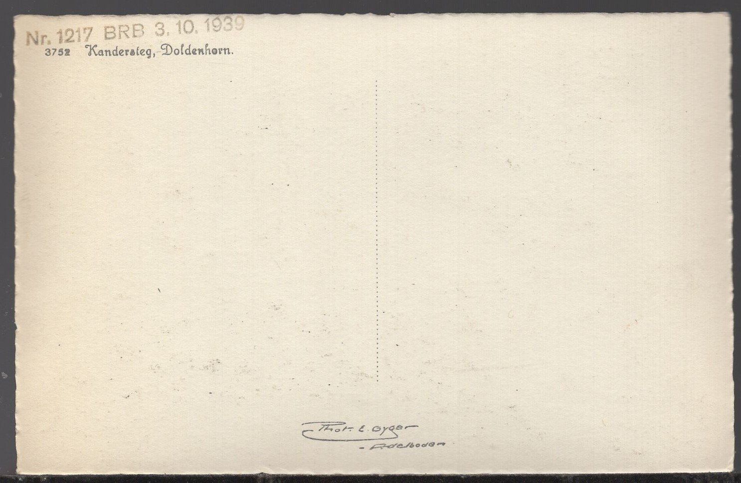Cartoline postali: Kandersteg  Doldenhorn – Usato da Aarau venduto da kufi44 1