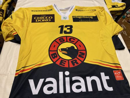 SC Bern Junioren Gameworntrikot Grösse XL Nummer 13
