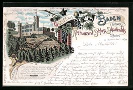 Litho Baden, Restaurant Schloss Scharten