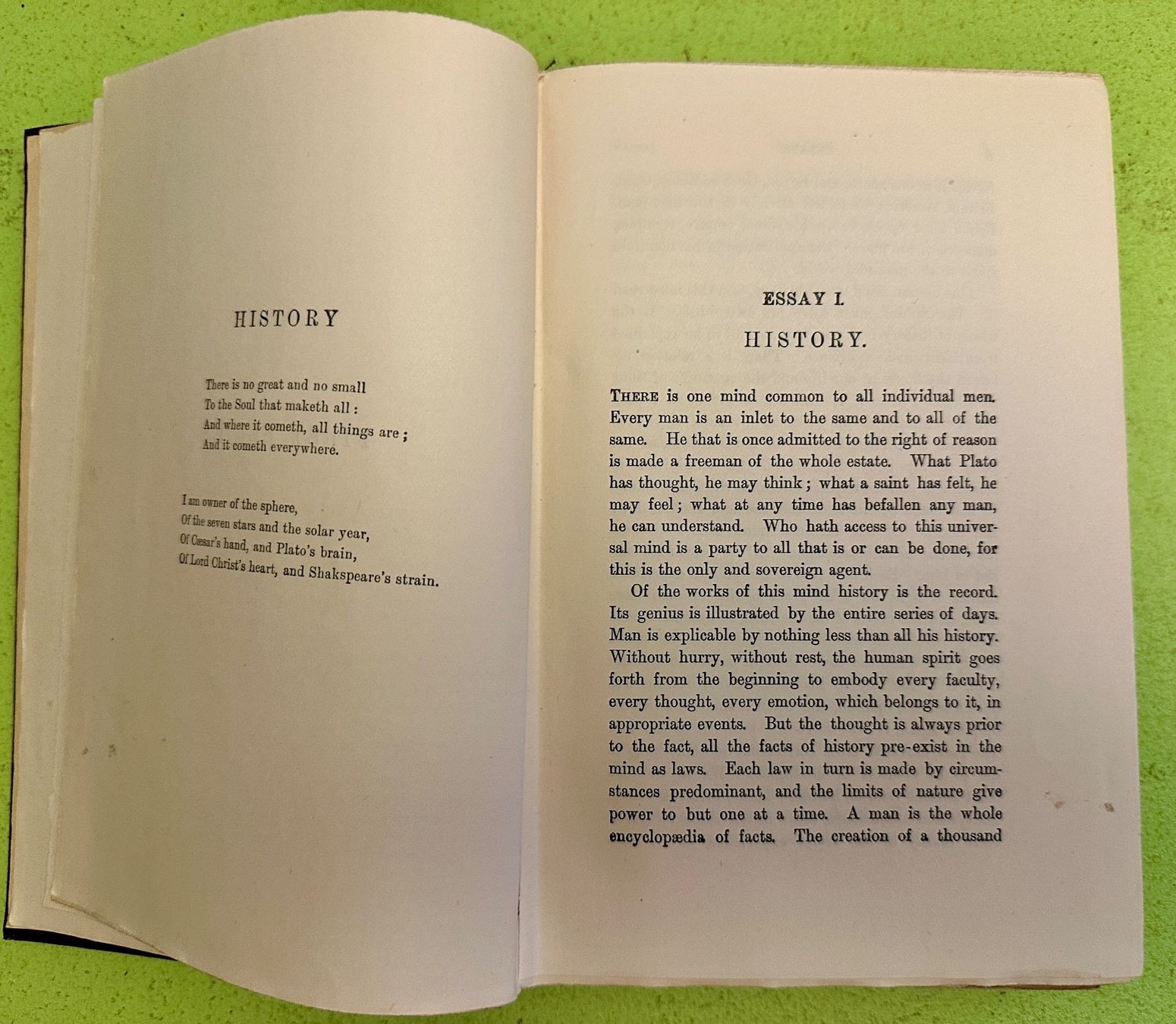 Libri: Ralph Waldo Emerson: Essays. 1929 – Usato da Zürich venduto da allp 4