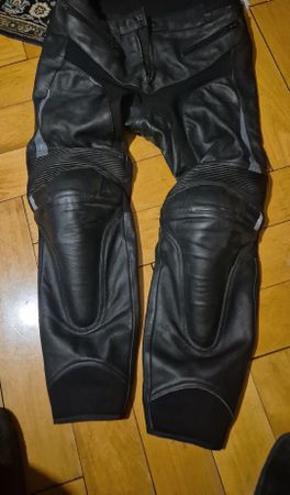 Büse Motorrad Lederhose, Schwarz, Grösse: XL/54
