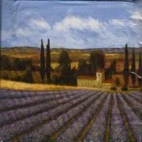 Serviette Lavendelfeld (b128) 2Stk.