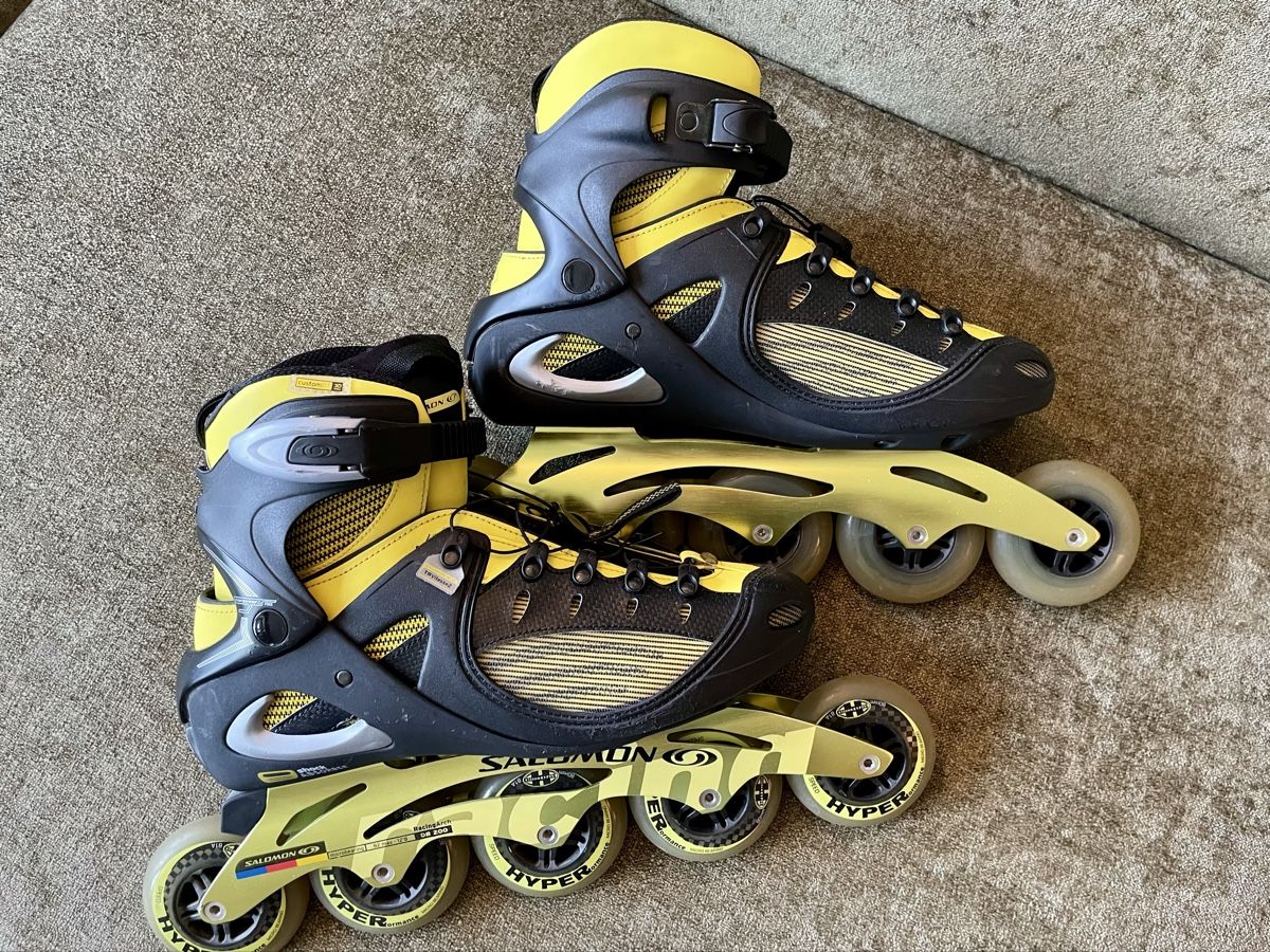 Salomon Pattini in linea & Pattini a rotelle: Salomon TR2 Inline Skates, Size 44 - Ready for Summer Fun – Nuovo (secondo la descrizione) da Eglisau venduto da Richard_Eglisau