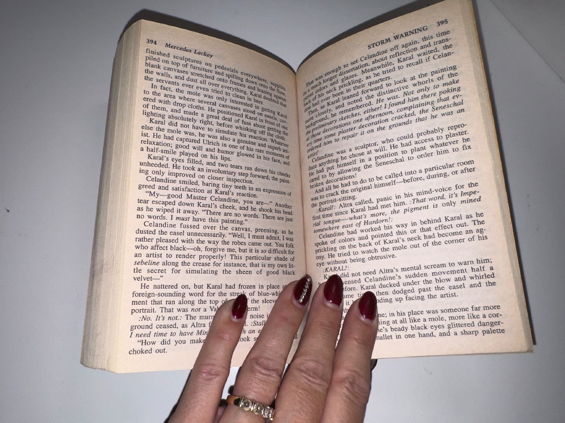 Libri: NOVEL: Mercedes Lackey, Storm warning – Usato da Grosswangen venduto da English_books 8
