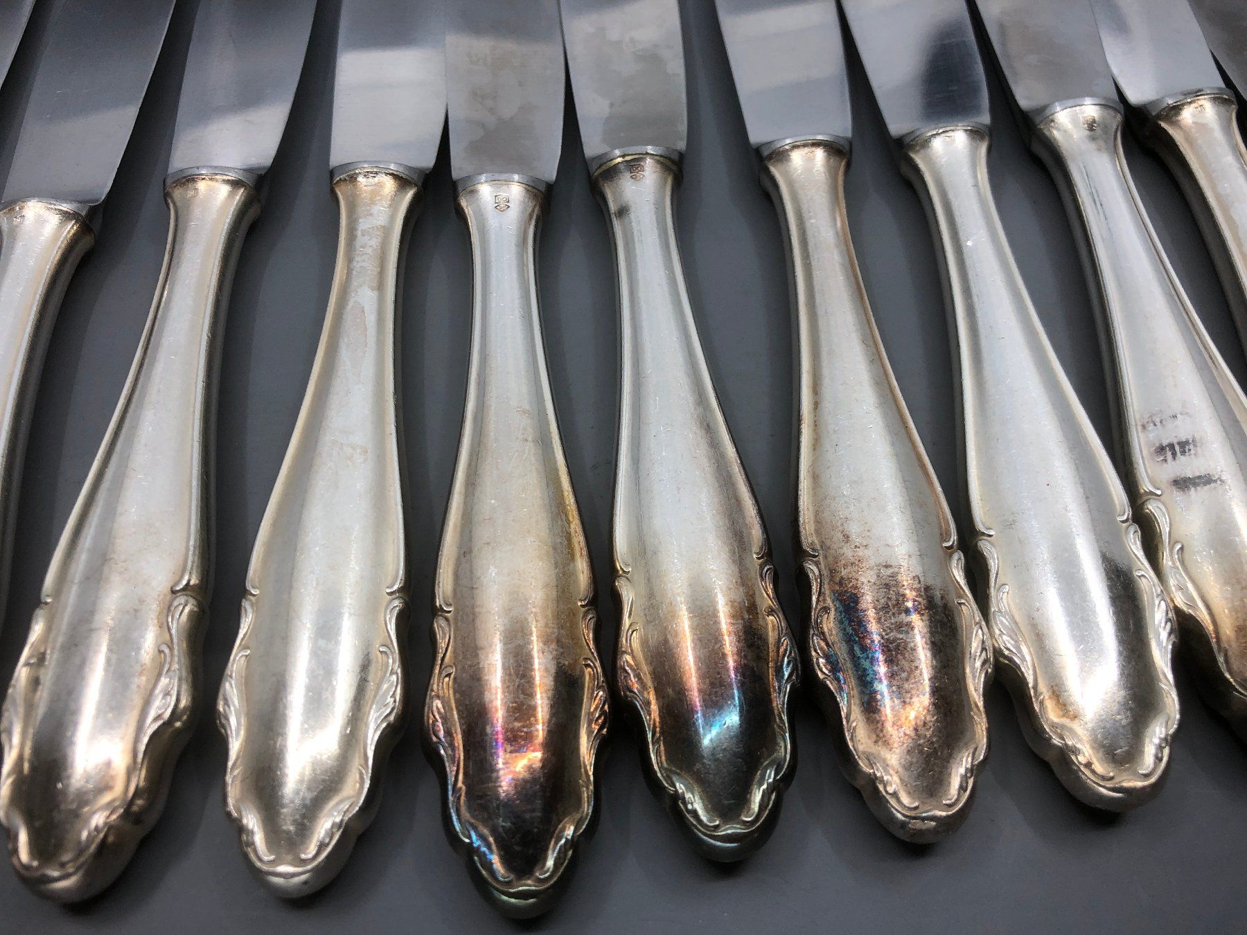 Posate: 2x Tafelmesser versilbert WMF Modell 2200 – Usato da Basel venduto da Tiabeanie 7