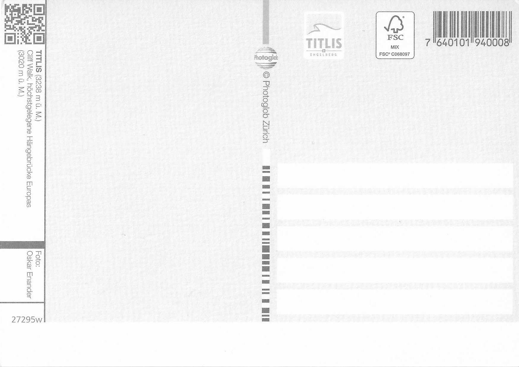 Cartoline postali: Titlis OW – Nuovo (secondo la descrizione) da Rothrist venduto da Stranglehold 1
