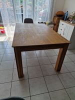 Holz Tisch mit Rädern / Tavolo in legno con ruote
