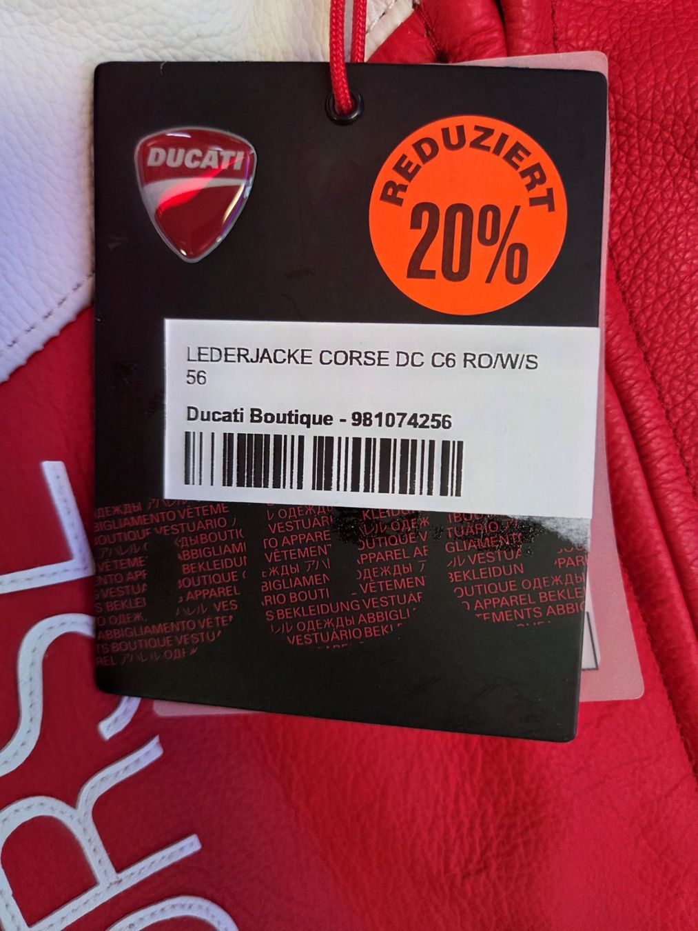 Ducati Giacche: Lederjacke Ducati Corse C6 – Nuovo (secondo la descrizione) da Frauenfeld venduto da Moto77_AG 4