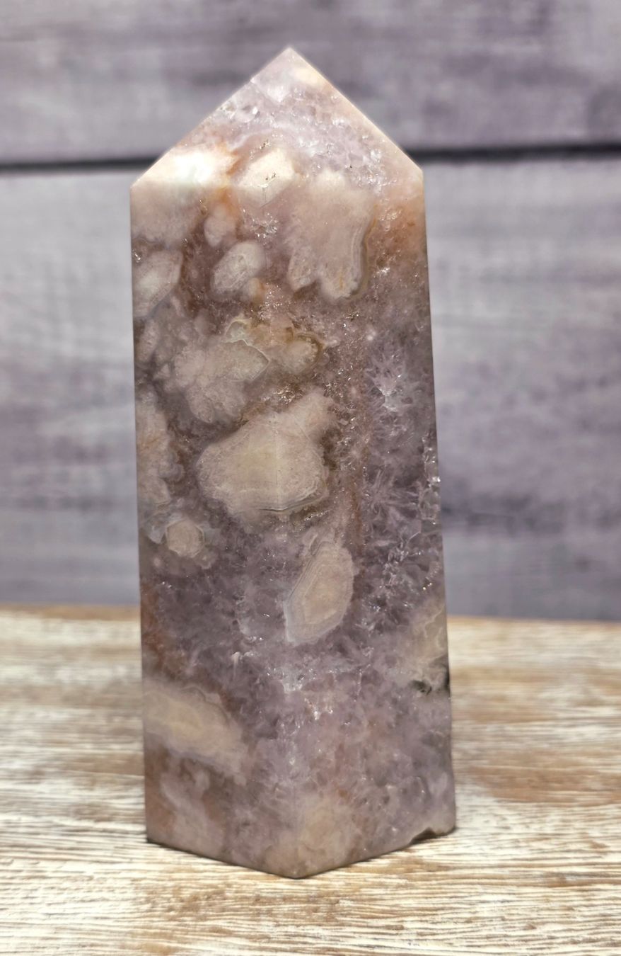Minerali & Pietre curative: Pinker Amethyst Obelisk 385g – Nuovo e nell'imballaggio originale da Matzingen venduto da Shay_Crystalz 1