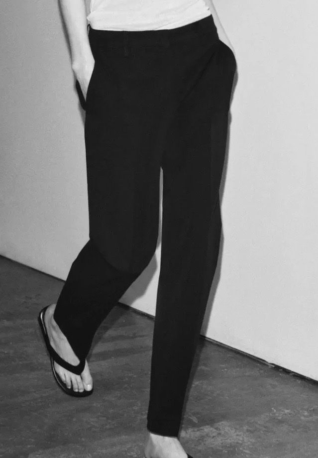 Zara Pantaloni: Olive Green Trousers – Usato da Obbürgen venduto da szu_vtz9 2