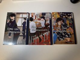 Komi Can't Communicate Manga Volumes 1-3