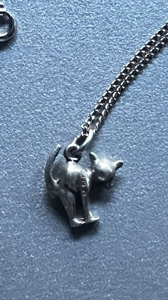 Ciondoli: Wunderschönes Silber  Kätzchen mit Kette  – Usato da Laufen venduto da Futuremarket 1