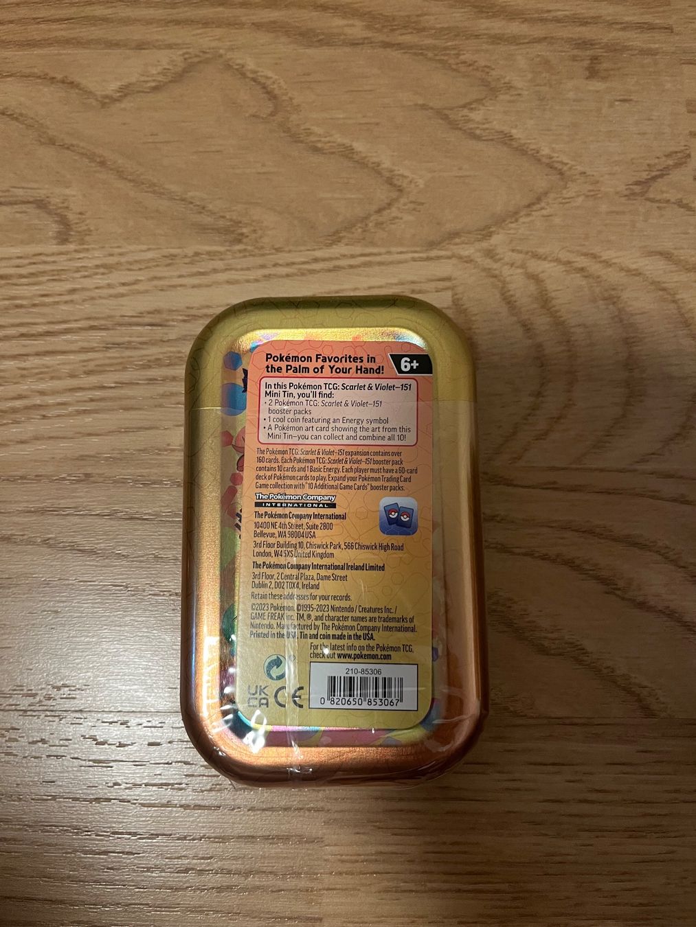 Pokémon Carte collezionabili: Pokemon 151 Mini Tin – Nuovo e nell'imballaggio originale da Ueberstorf venduto da SpeedyBoat 1