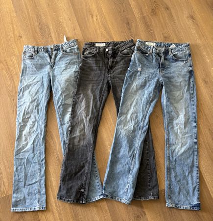 3 Jeans Hosen Stradivarius verschiedene Farben Grösse 34