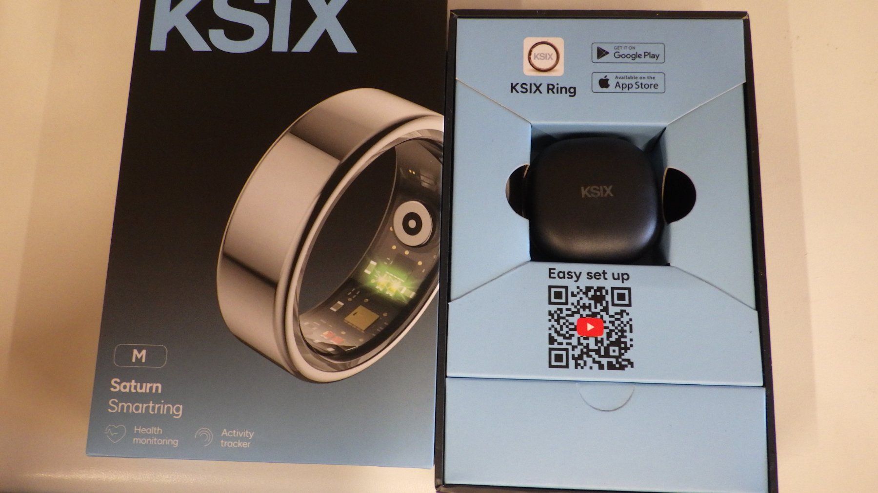 Ringe: KSIX Smart Ring Saturn M (10, Silber) – Neu und originalverpackt aus Gossau ZH von OrderflowAG 1