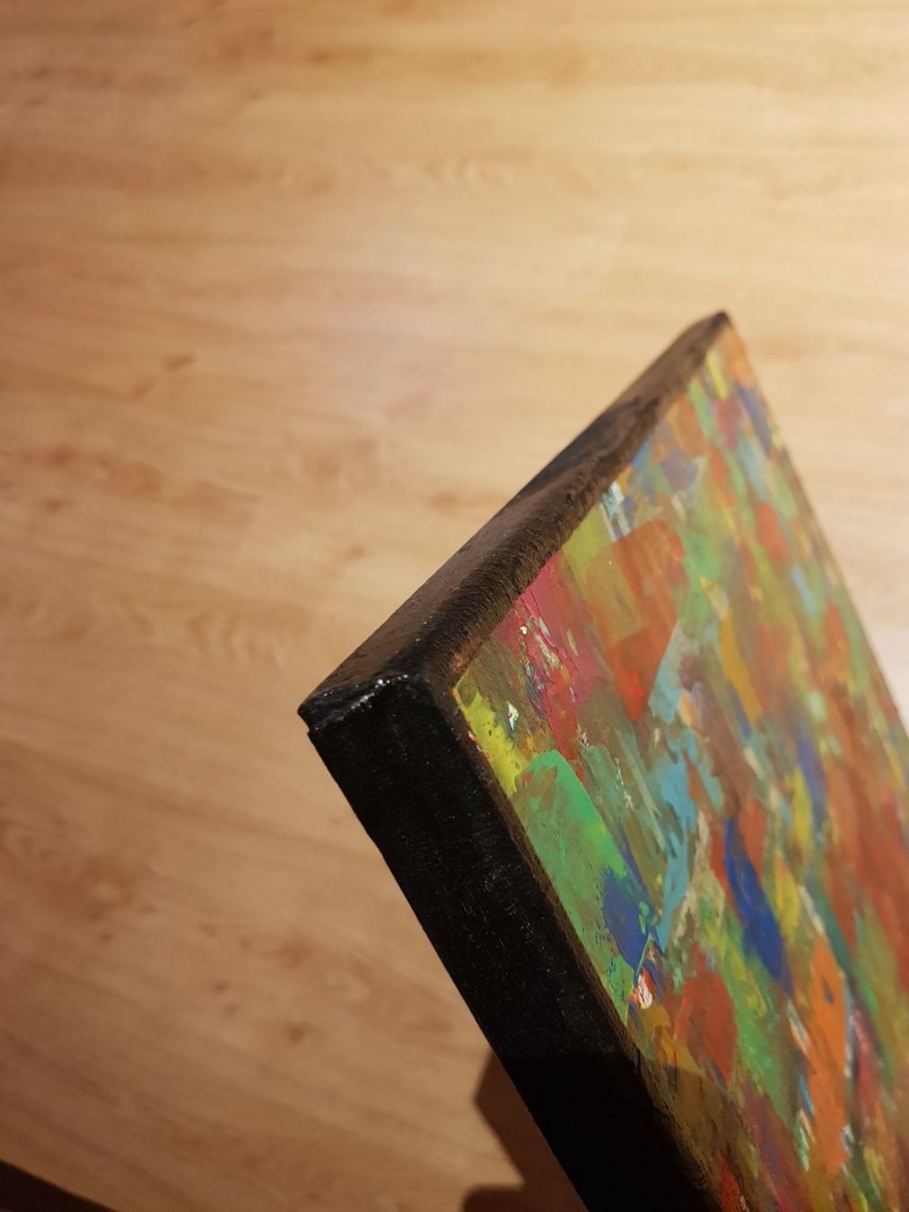 Dipinti: Painting: "Life's Layers", 40 x 40 cm canvas frame – Nuovo e nell'imballaggio originale da Turbenthal venduto da viw_48fr 6