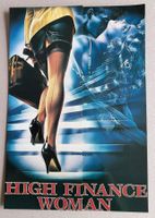🟡ORIGINAL Kino AUSHANG High Finance Woman 1990 EROTIK