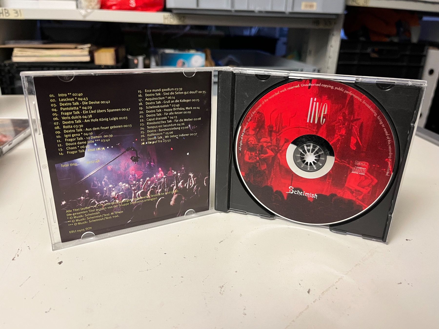 CD: Schelmish - Schelmish Live - Signiert! - HJ41B – Usato da Küsnacht ZH venduto da hardrock.earth 2