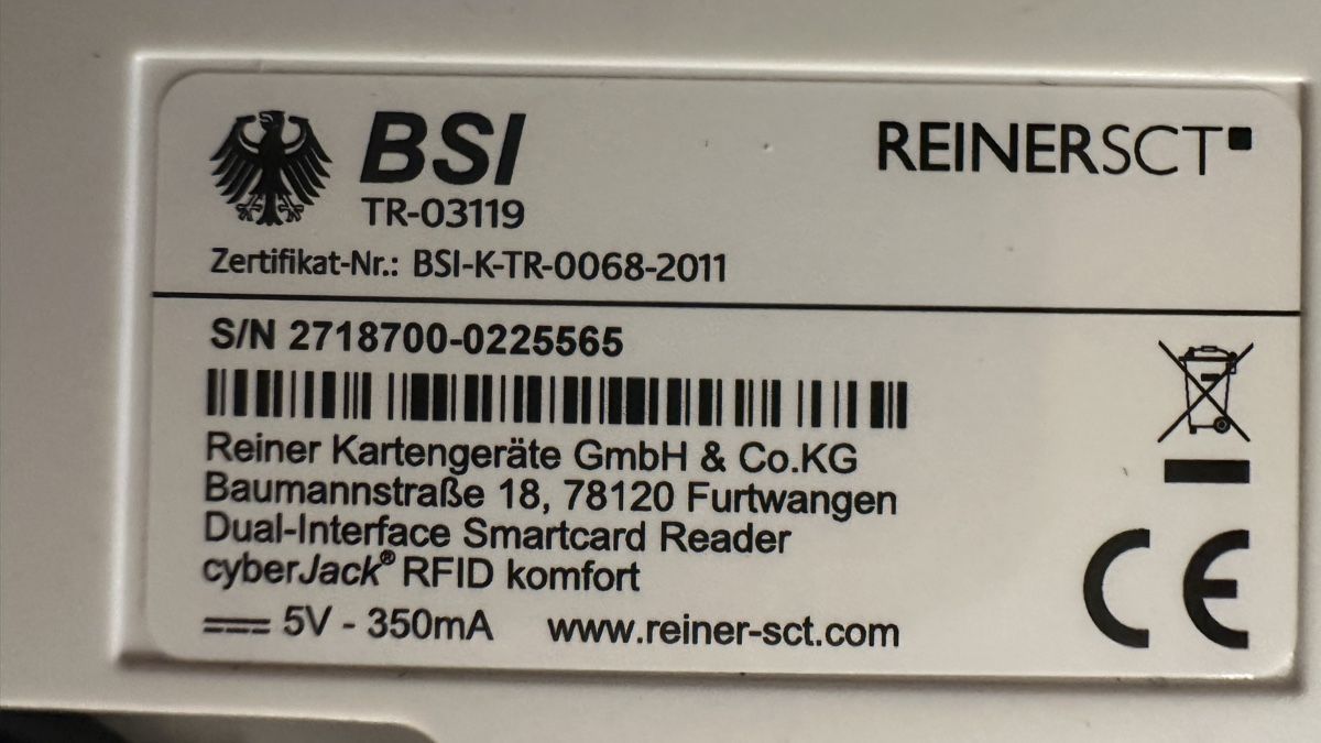 Lettori di schede: NEU ReinerSCT cyberJack RFID Chip Kartenlesegerät – Nuovo (secondo la descrizione) da Winterthur venduto da wired433 2