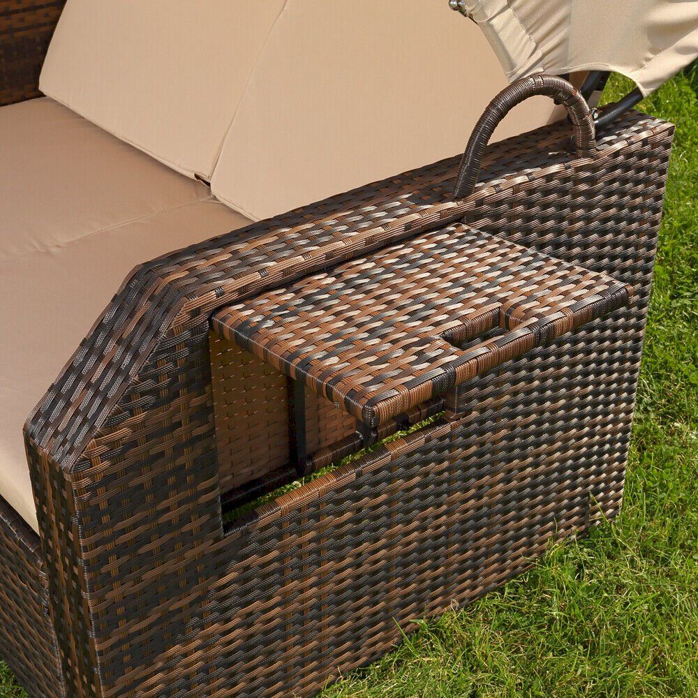 Liegen & Liegestühle: Sonnenbett Braun und Beige – Neu und originalverpackt aus Bottighofen von zaap 5