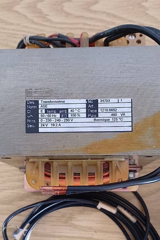 Componenti elettronici: 7 Transformateurs 220V-250Vac => Output de 22V à 27Vdc – Usato da Bretigny-Morrens venduto da LaureLM 1