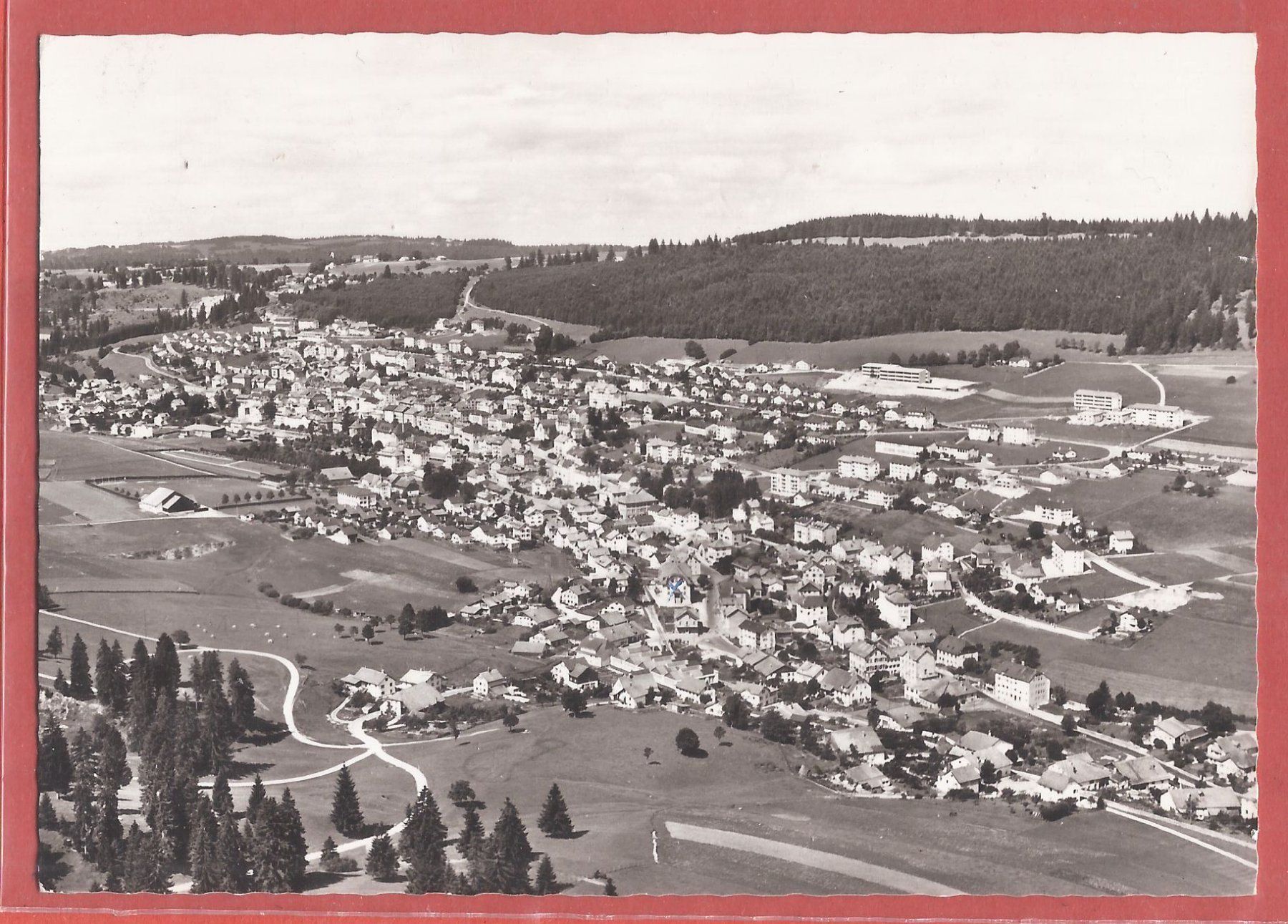 Cartes postales: Tramelan - Flugaufnahme ca. 1955 – D'occasion à Fislisbach par Porano