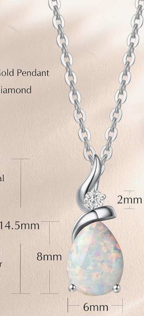Catenine: Opal und Diamant kette – Nuovo e nell'imballaggio originale da Hemmental venduto da GoldundGlanz 1
