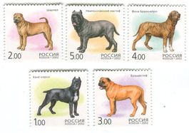 Briefmarken "Hunde". Russland