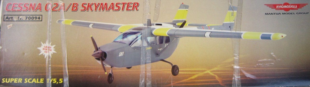 RC Kits de montage: Cessna O-2 Skymaster (1/5.5) – D'occasion à Niederuzwil par Pmojzisek