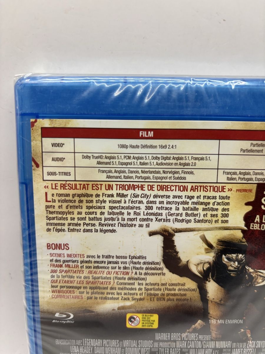 Tutti i DVDs: Blu-ray "300" NEUF – Nuovo e nell'imballaggio originale da Genève venduto da sho_67qj 2