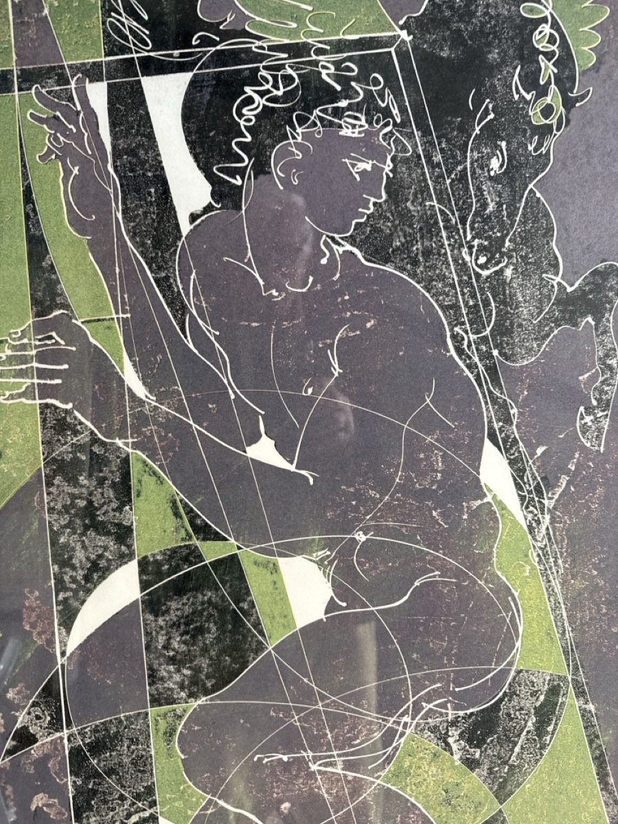 Grafica & Litografie: ERNI Hans ( 1909-2015) Pégase – Usato da Schmitten FR venduto da Hohezelg