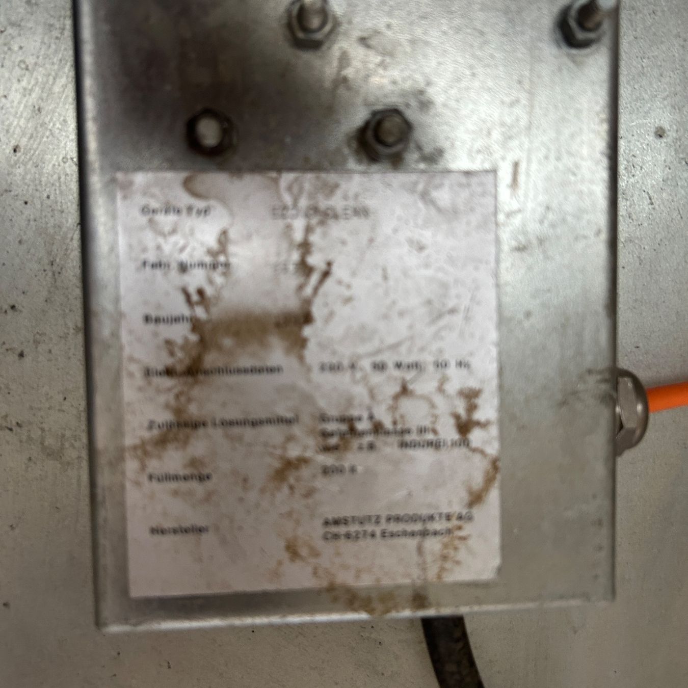 Tutte le macchine: Kleinteilereiniger von Amstutz mit Strom 230 Volt – Usato da Untersiggenthal venduto da sinamoll 3