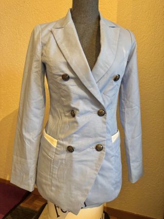Korea  Blazer Jacke  Hellblau Gr. S Top Zustand!