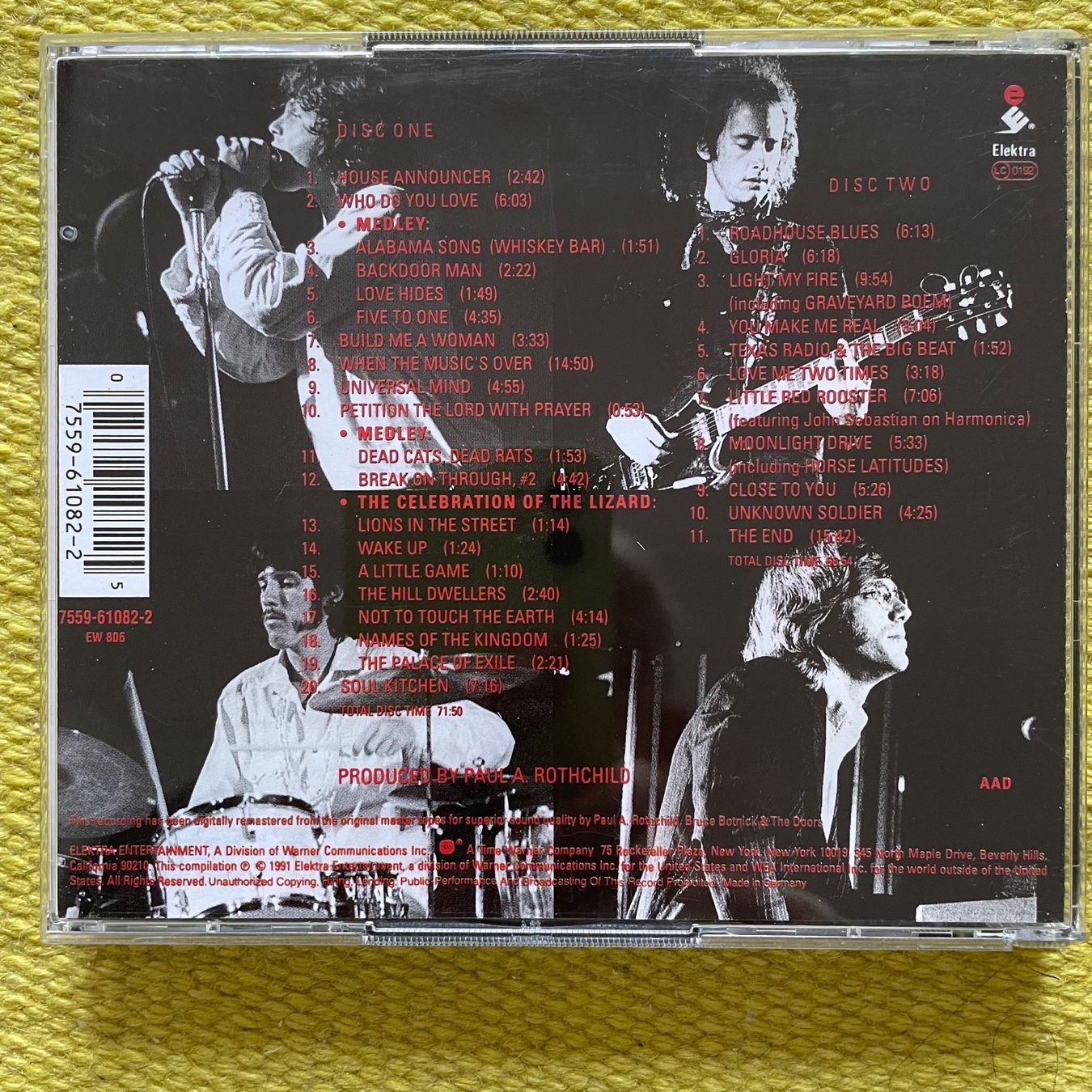 CDs: THE DOORS-2CD IN CONCERT – Gebraucht aus Rorschacherberg von CD-Roli 1